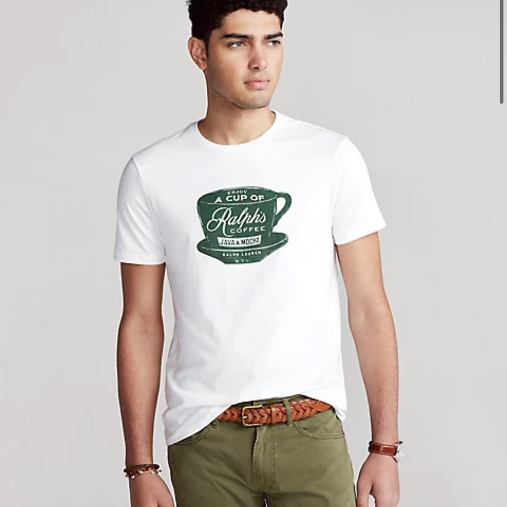 RALPH LAUREN COFFEE T SHIRT